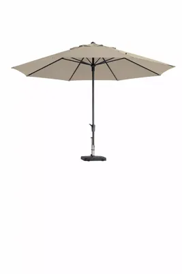 Grote Parasol Timor 400 cm zonder Volant Ecru van Madison Grote Parasol Timor 400 cm zonder Volant Ecru van Madison