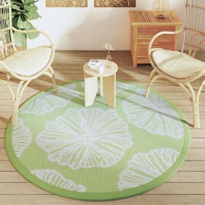 VidaXL Buitenkleed arakil ø160 cm polypropeen groen