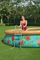 Bestway fast set zwembadset paradise palms opblaasbaar 457x84 cm - thumbnail