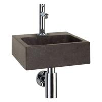 Differnz Fonteinset Square 28x27x9 cm Natuursteen Zwart - thumbnail