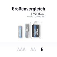 Ansmann Lithium Industrial 6LR61 9V batterij (blok) Lithium 1200 mAh 9 V 5 stuk(s) - thumbnail