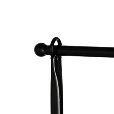 Esschert Design tafelstang decoratief met klem zwart - thumbnail