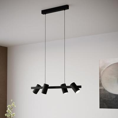 Eglo Eetkamer hanglampGatuela 1 4-lichts zwart - 99463