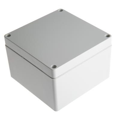 Hammond Electronics 1554PGY Universele behuizing 120 x 120 x 80 ABS Grijs-wit (RAL 7035) 1 stuk(s)
