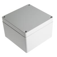 Hammond Electronics 1554PGY Universele behuizing 120 x 120 x 80 ABS Grijs-wit (RAL 7035) 1 stuk(s) - thumbnail