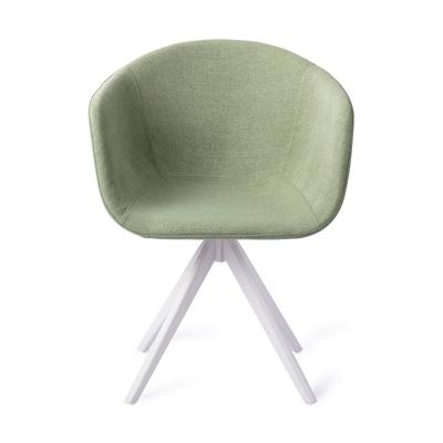 Jesper Home Eetkamerstoel 'Yuni' - Turn White, kleur Jade Emperor Jesper Home Eetkamerstoel 'Yuni' - Turn White, kleur Jade Emperor