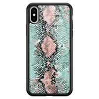 iPhone XS Max glazen hardcase - Baby snake - thumbnail