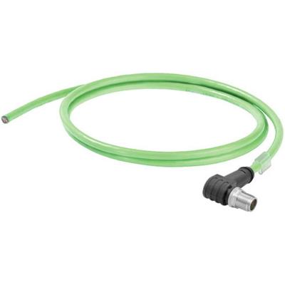 Weidmüller 2455130030 Sensor/actuator dataconnector M12 Aantal polen (sensoren): 8 Stekker, haaks 3.00 m 1 stuk(s)