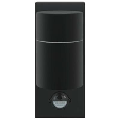 Buiten Wandlamp Zwart 6,5 x 10,5 x 16 cm RVS en Glas