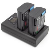 ChiliPower DMW-BLF19E Panasonic USB Duo Kit - Camera accu set - thumbnail