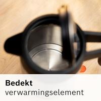 Bosch TWK6M480 MyMoment Waterkoker 1.7L 2400W RVS/Zwart - thumbnail