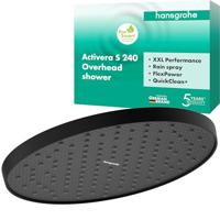 hansgrohe Activera S hoofddouche 240 - 1jet - EcoSmart - mat zwart 28056670 - thumbnail