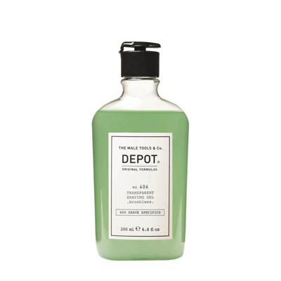 Depot Male Tools No.406 Transparent Shaving Gel Brushless 200ml