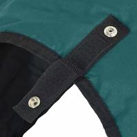 VidaXL Paardendeken donkergroen en zwart 125 cm polyester - thumbnail