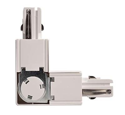 Deko Light 710036 D Line 90°-Verbinder links-rechts mit Wechselmechanik 230V-railsysteemcomponenten Stroomrail 3-fasig Wit Deko Light 710036 D Line 90°-Verbinder links-rechts mit Wechselmechanik 230V-railsysteemcomponenten Stroomrail 3-fasig Wit