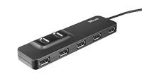 Trust Oila 7-Poorts Usb 2.0-Hub, Zwart - thumbnail
