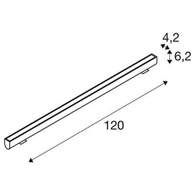 SLV GALEN 120 1003448 LED-buitenlamp (wand) LED vast ingebouwd 34 W Antraciet SLV GALEN 120 1003448 LED-buitenlamp (wand) LED vast ingebouwd 34 W Antraciet