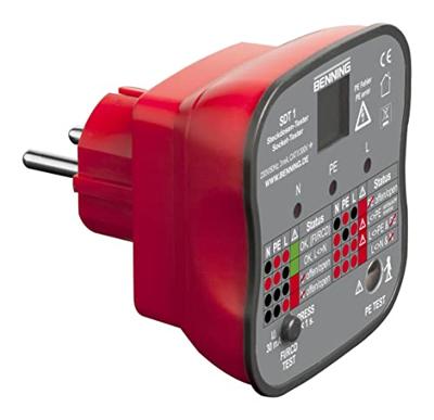 Benning SDT 1 Stopcontacttester CAT III 300 V LED, LCD Benning SDT 1 Stopcontacttester CAT III 300 V LED, LCD