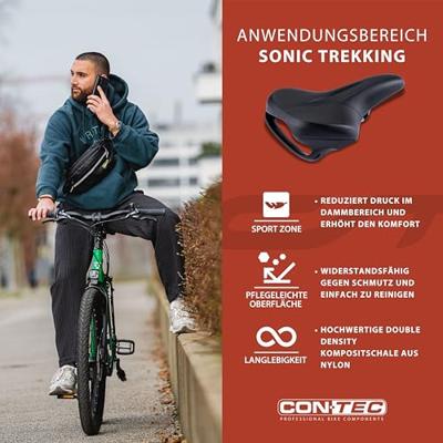 CONTEC zadel "sonic" ct saddle sonic 270 x 180mm