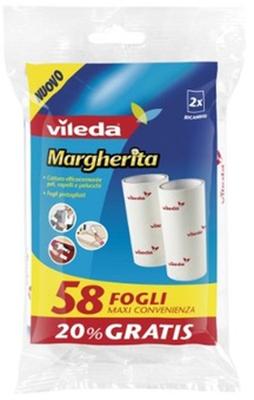 Vileda Pet Pro Vervanging Kleefborstel 2 Rollen 58 Sheets