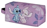 Lilo & Stitch Plus Brick Travel Toiletry Bag Stitch & Angel Pink - thumbnail