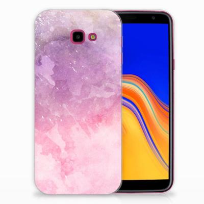 Smartphone hoesje Samsung Galaxy J4 Plus (2018) Pink Purple Paint