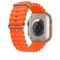 Apple Watch Band - Ocean Band Extension - 49 mm - Oranje - Eén maat voor de meeste polsen - thumbnail