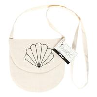 Creativ Company Schoudertas, oesterschelp, afm 15x14 cm, 110 gr, licht naturel, 1 stuk - thumbnail