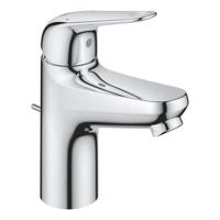 GROHE Euroeco Wastafelmengkraan - s-size - met trekwaste - chroom 23262001 - thumbnail