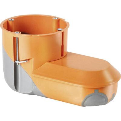 Hollewand inbouwdoos met extra ruimte oranje luchtdicht