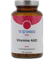 Vitamine A en D kabeljauwlever 100 Capsules - thumbnail