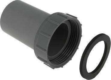 Aansluitstuk 2-delig - ABS PVC verlijmbaar - Kunststof - 1-1/2 x 40mm