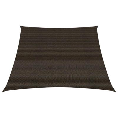 VidaXL Zonnezeil 160 g/m² 3/4x2 m hdpe bruin VidaXL Zonnezeil 160 g/m² 3/4x2 m hdpe bruin