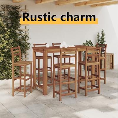 Bartafel 150x70x105 cm massief acaciahout