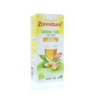 Zonnatura Groene Thee met Gember - thumbnail