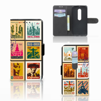 Motorola Moto G 3e Generatie Flip Cover Postzegels - thumbnail