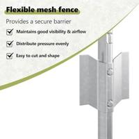 VidaXL Afrasteringspaal 22 pcs zilver 140 cm staal - thumbnail