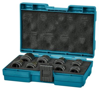Makita Accessoires Krachtdoppenset Impact Black, 1/2” 9-delig - E-16570