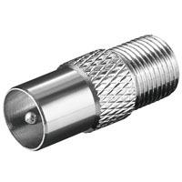 goobay Adapter F connector coaxiaal koppelstuk - thumbnail