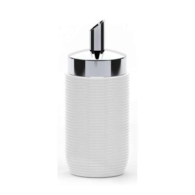 Suikerpot Valira 3404 Porselein Wit Verchroomd 250 ml