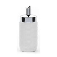 Suikerpot Valira 3404 Porselein Wit Verchroomd 250 ml - thumbnail