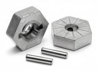HPI - Hex wheel hub 17mm (silver) (86804) - thumbnail