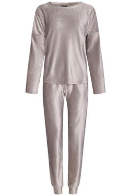 Taupe velours huispak Pastunette Taupe velours huispak Pastunette