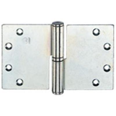 BSW kogelstiftpaumelle - 89x152x3 mm - BB 807 GV - draairichting 1