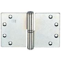 BSW kogelstiftpaumelle - 89x152x3 mm - BB 807 GV - draairichting 1 - thumbnail