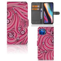 Motorola Moto G 5G Plus Hoesje Swirl Pink - thumbnail