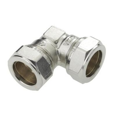 Bonfix knelkoppeling - Kniekoppeling - 15x15mm - Vertint Messing