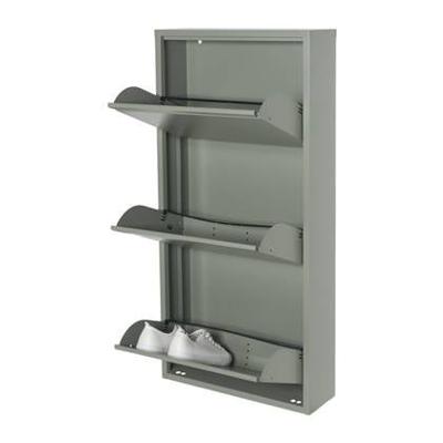 Schoenenkast Bobbie 3 lade Dusty Green (6 paar schoenen)