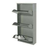 Schoenenkast Bobbie 3 lade Dusty Green (6 paar schoenen) - thumbnail