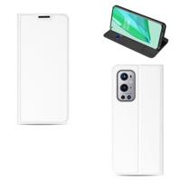 OnePlus 9 Pro | Book Case | Hoesje Wit met Pashouder - thumbnail